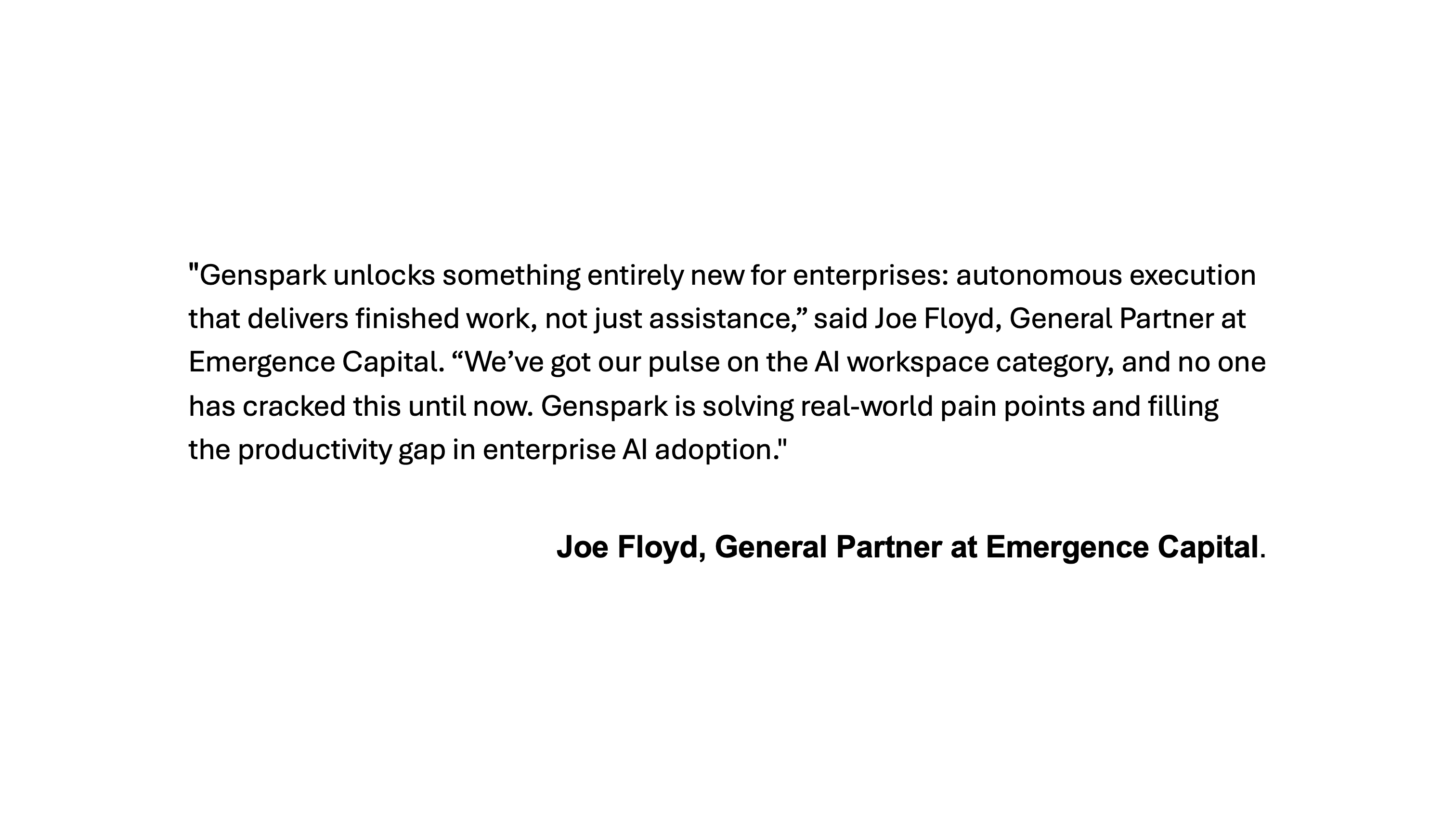 Emergence Capital Quote