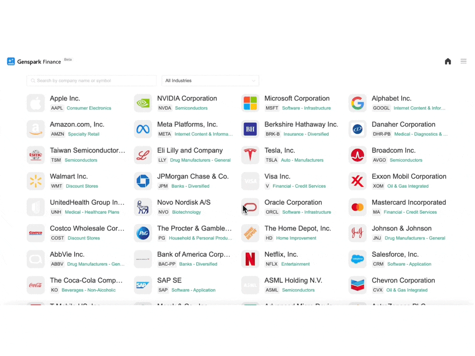 All-in-one Company Dashboard